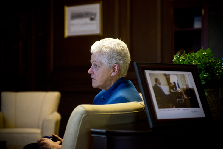 Gina McCarthy, the Administrator of the Environmental Protection Agency.